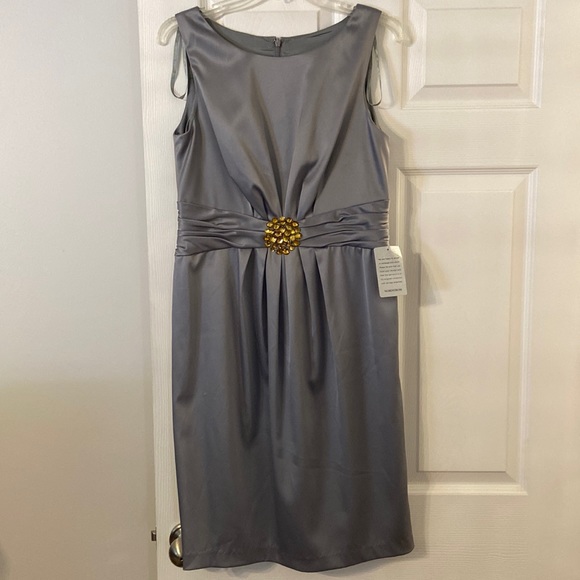 Eliza J Dresses & Skirts - Eliza J Dress Brand New with tag size 12 length 39” bust 32” color silver